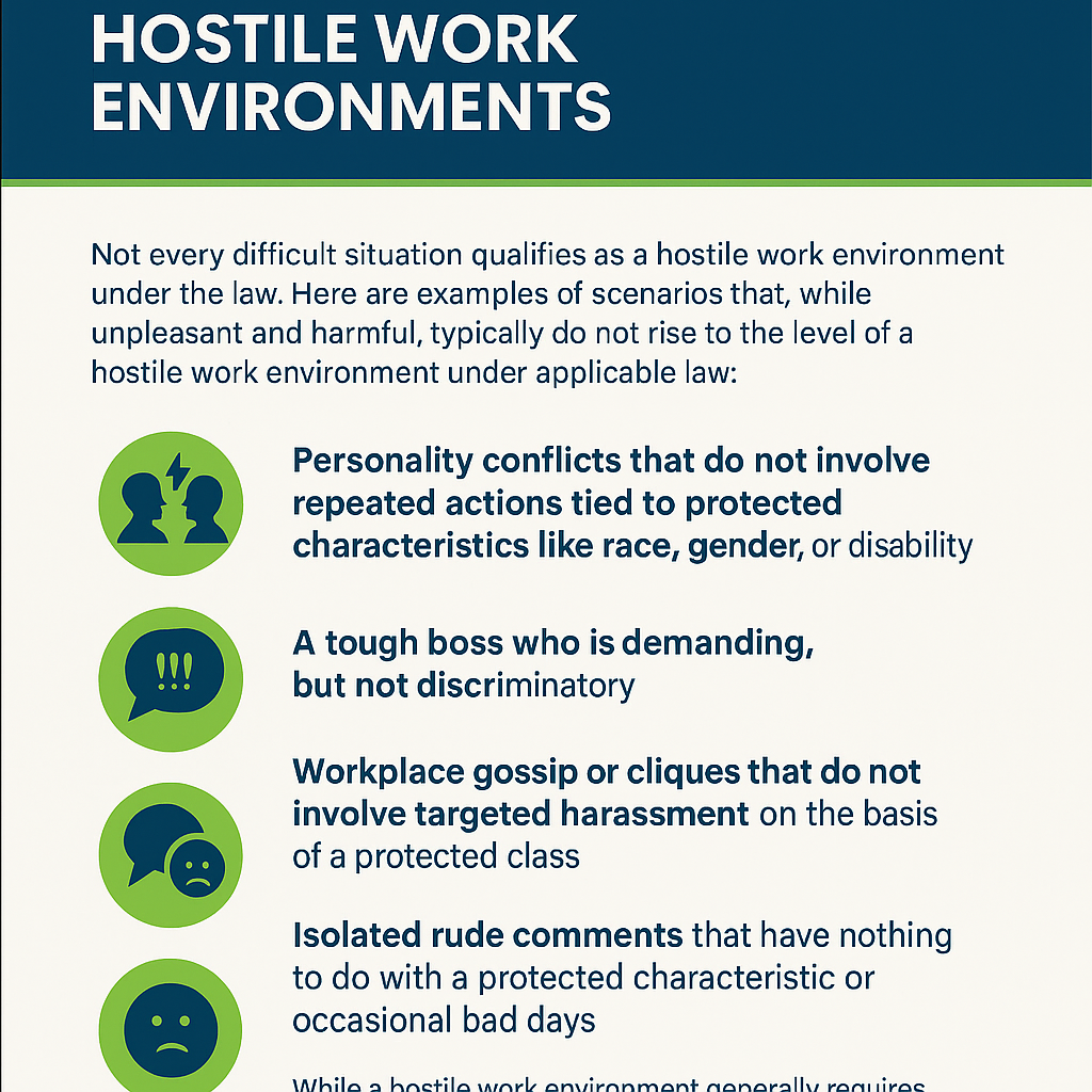 hostile work environments